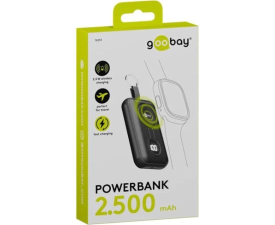 Goobay power bank 2500mAh Apple Watch Jaunumi - Viedierices