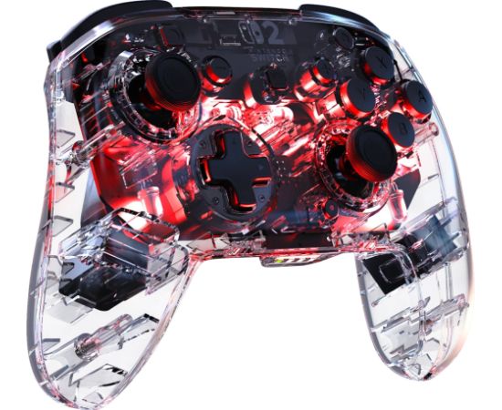 Turtle Beach wireless controller Afterglow Nintendo Switch 2, transparent Piederumi konsolēm