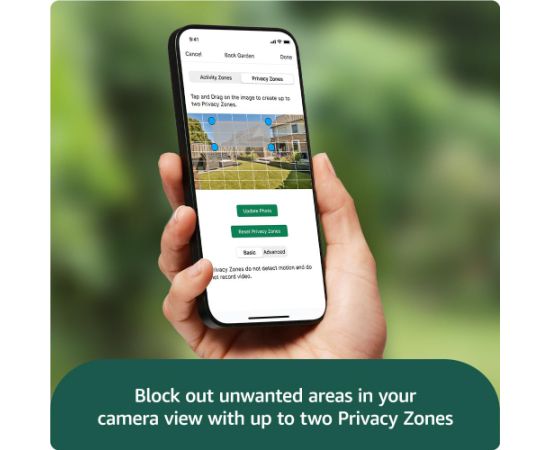 Amazon security camera Blink Outdoor 4 (2 Camera), black Viedie Sensori