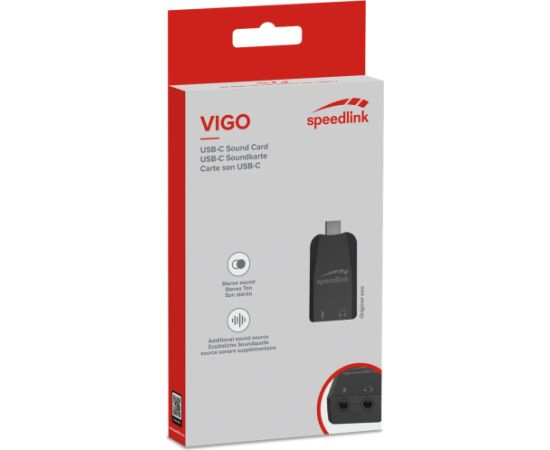 Speedlink soundcard Vigo USB-C (SL-880501-BK) Jaunumi - Audio-Video