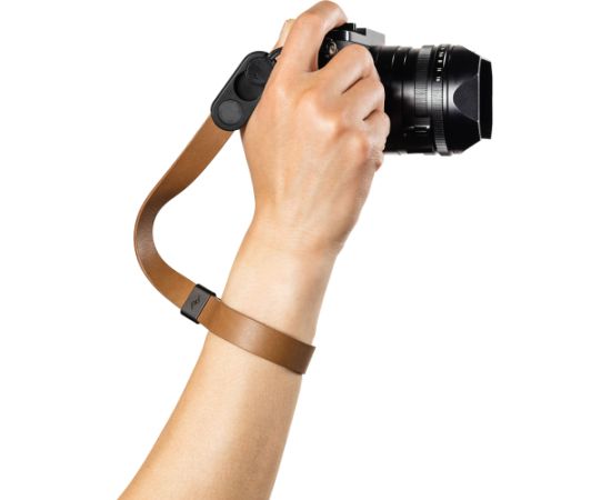 Peak Design wrist strap Cuff Leather, amber Foto - Video somas
