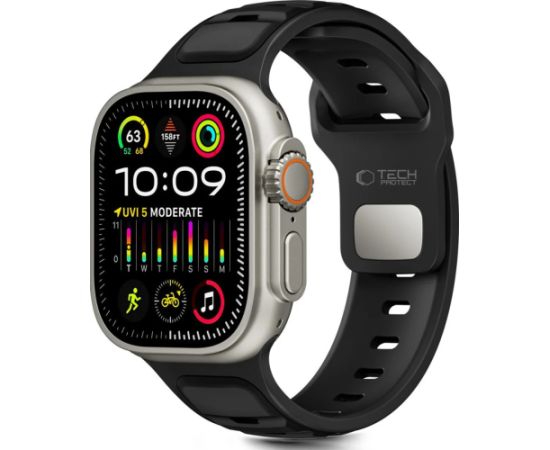 Tech-Protect watch strap IconBand Line Apple Watch 44/45/46/49mm, black Jaunumi - Viedierices