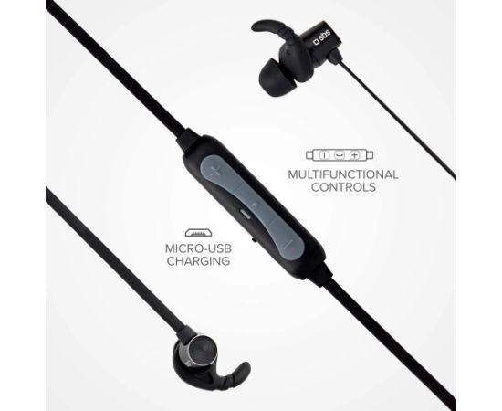 SBS wireless earbuds BT501, black Jaunumi - Audio-Video