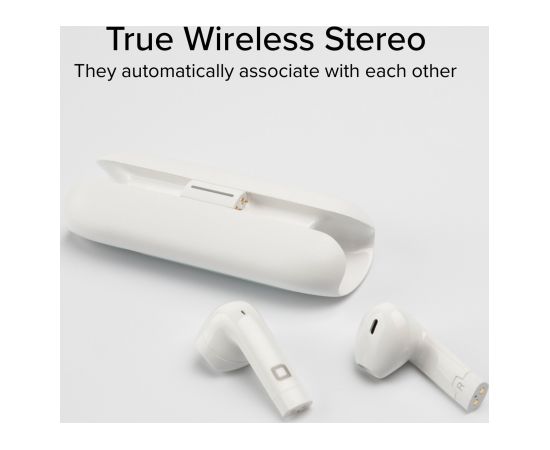 SBS wireless earbuds Nu Blade TWS, white Aудио-видео