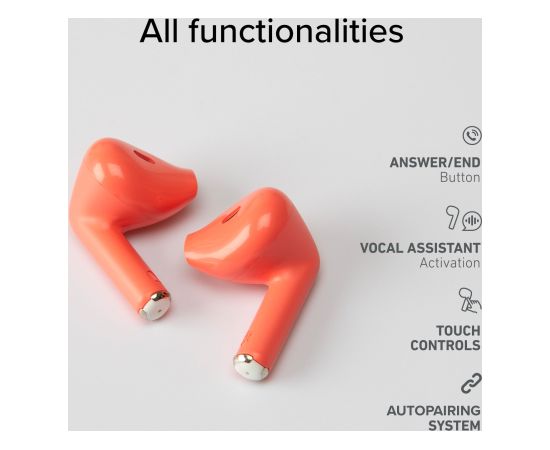 SBS wireless earbuds Go Pods TWS, red Jaunumi - Audio-Video