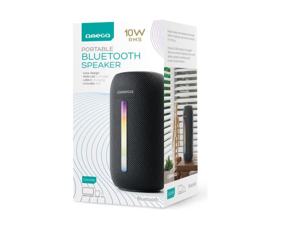 Omega wireless speaker Tube BT V5.1 OGQ156 (46153) Jaunumi - Audio-Video