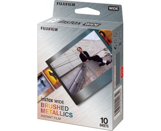 Fujifilm Instax Wide 1x10 Brushed Metal Jaunumi - Audio-Video