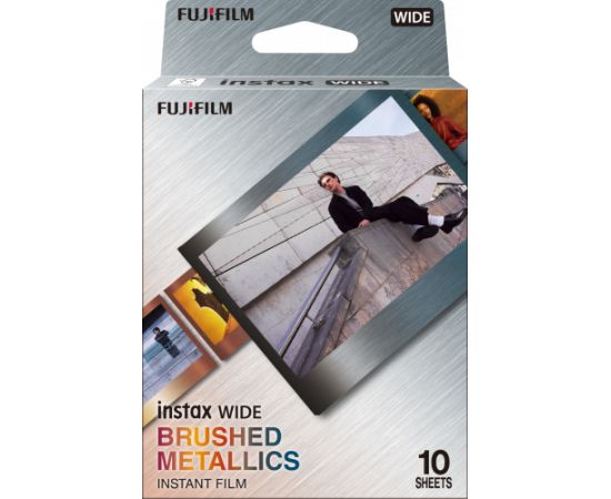Fujifilm Instax Wide 1x10 Brushed Metal Jaunumi - Audio-Video
