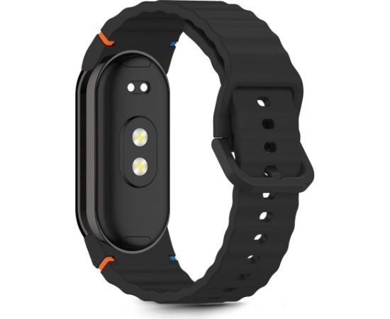 Tech-Protect watch strap Silicone Sport Xiaomi Smart Band 8/9/10, black Jaunumi - Viedierices