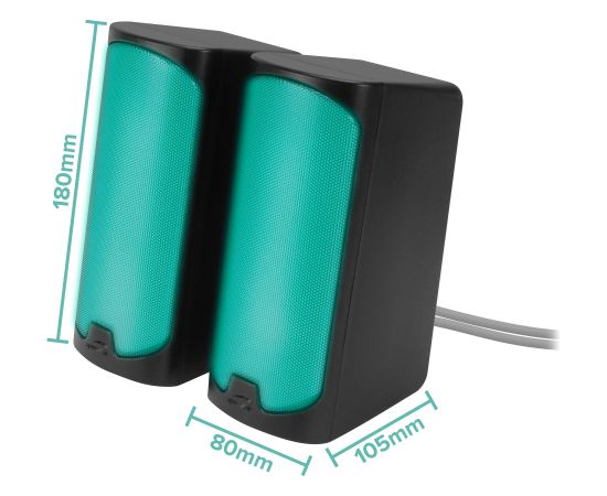 Speedlink speakers Tonos RGB, black (SL-810009-BK) Jaunumi - Audio-Video