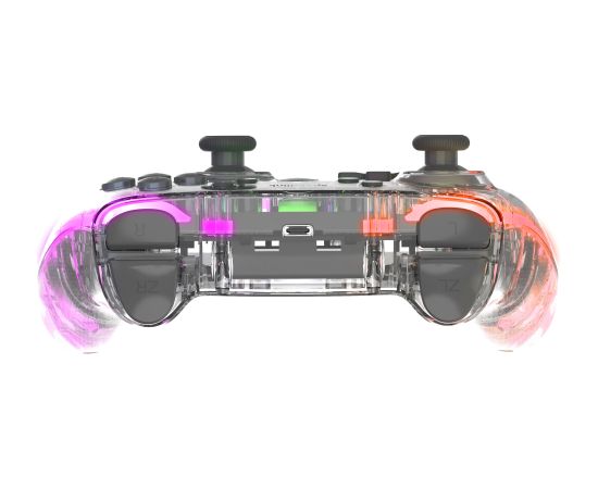 Speedlink wireless gamepad Rait NX RGB PC/Android/Switch, clear (SL-650115-CR) Piederumi konsolēm