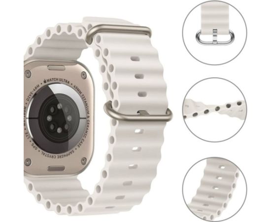 Tech-Protect watch strap IconBand Pro Apple Watch 42/44/45/49mm, beige Jaunumi - Viedierices