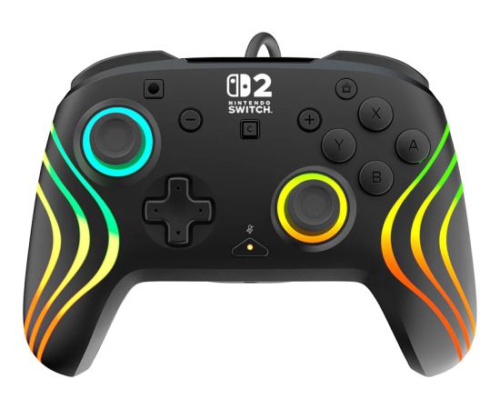 Turtle Beach wired controller Afterglow Wave Nintendo Switch 2, black Piederumi konsolēm