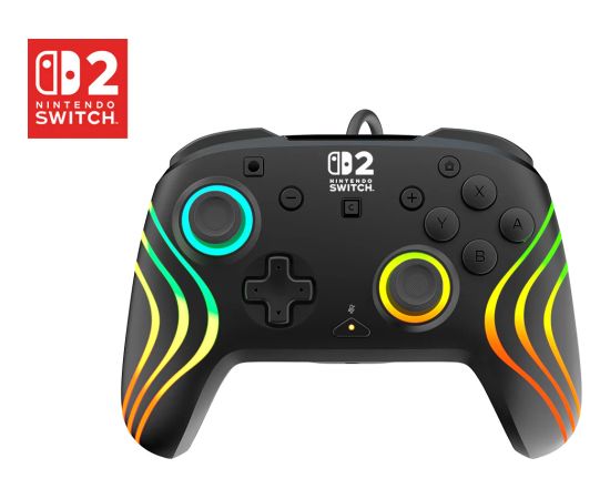 Turtle Beach wired controller Afterglow Wave Nintendo Switch 2, black Piederumi konsolēm