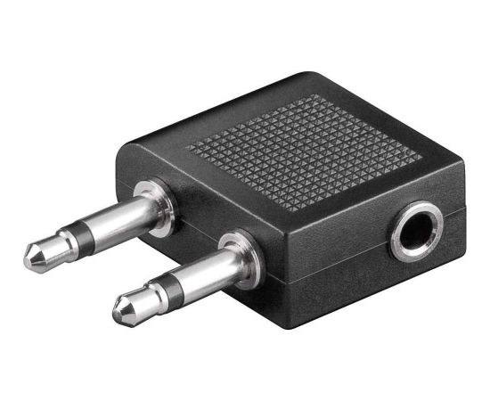 Goobay plane/travel headphone adapter 3.5mm Aудио-видео