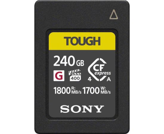 Sony memory card CFexpress Type A 240GB Tough Jaunumi - Audio-Video