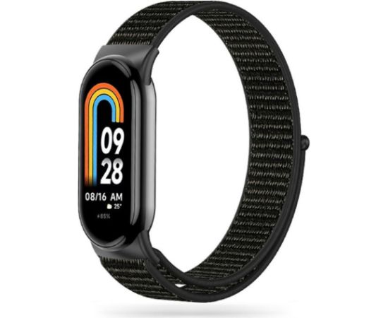 Tech-Protect watch strap Nylon Xiaomi Smart Band 8/9/10, black Jaunumi - Viedierices