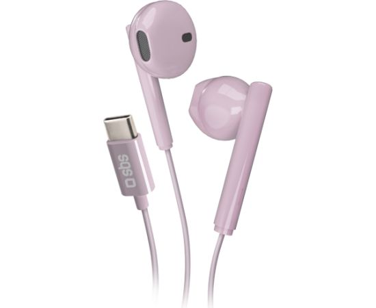 SBS earphones Studio Mix 65c USB-C, pink Jaunumi - Audio-Video