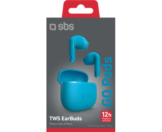 SBS wireless earbuds Go Pods TWS, blue Jaunumi - Audio-Video