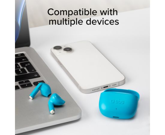 SBS wireless earbuds Go Pods TWS, blue Jaunumi - Audio-Video