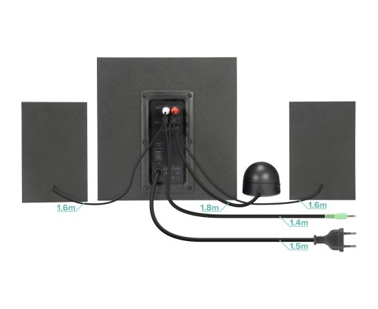 Speedlink speakers Gravity LT 2.1 (SL-820009-BK) Jaunumi - Audio-Video