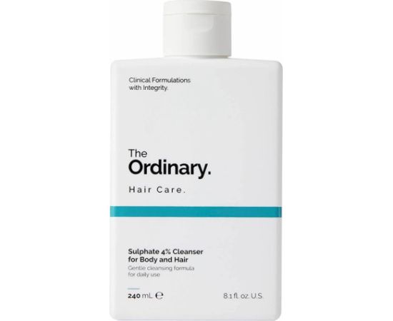 The Ordinary Sulphate 4% Hair Care Cleanser For Hair And Body 240 ml Matu kopšana