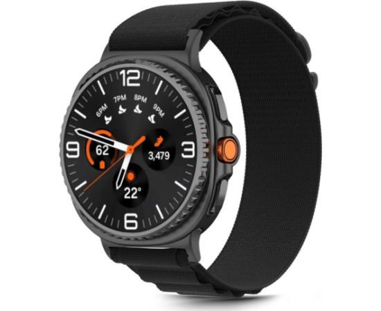 Tech-Protect watch strap Nylon Pro Samsung Galaxy Watch8/8 Classic 40/44/46mm, black Jaunumi - Viedierices