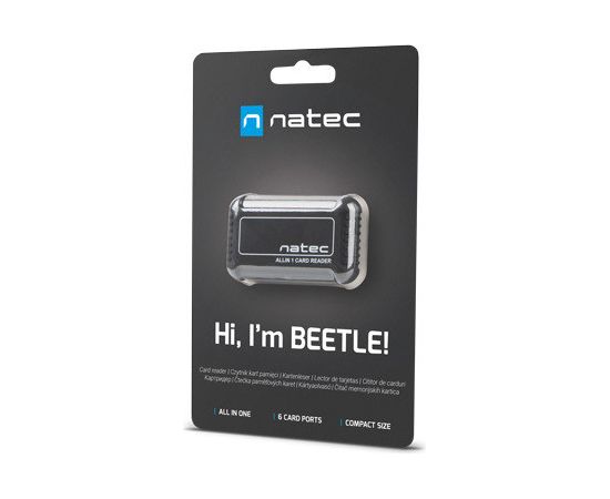 Natec card reader Beetle All-in-One USB 2.0 Jaunumi - Audio-Video
