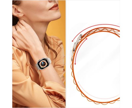 Tech-Protect watch strap Nylon Pro Apple Watch 42/44/45/49mm, mousy Jaunumi - Viedierices