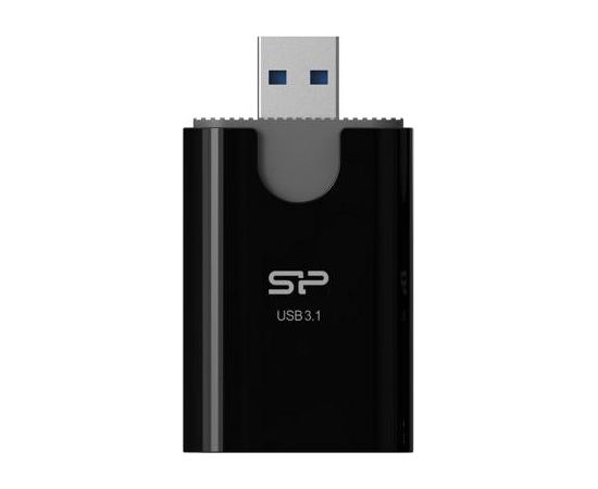 Silicon Power memory card reader Combo 2in1 USB 3.1, black Aудио-видео