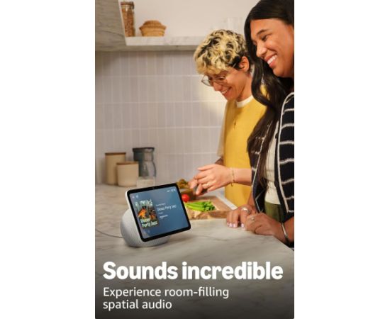 Amazon Echo Show 8 (4th Gen), glacier white Viedie Sensori