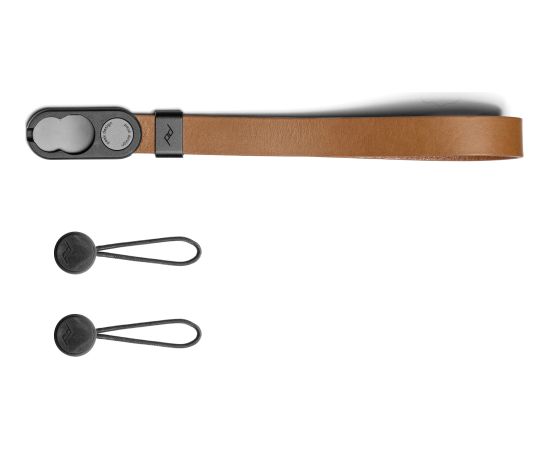 Peak Design wrist strap Cuff Leather, tan Foto - Video somas