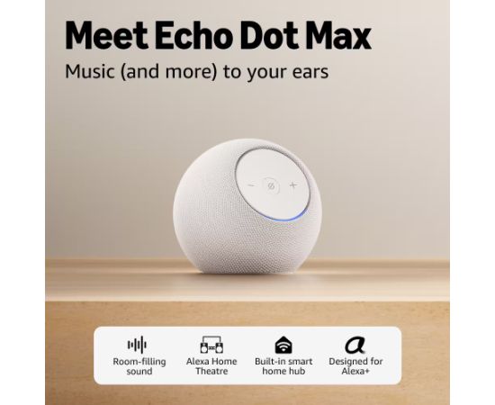 Amazon smart speaker Echo Dot Max (2025), black Jaunumi - Audio-Video
