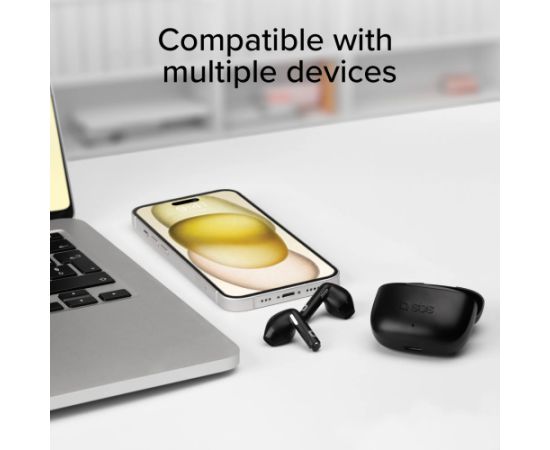 SBS wireless earbuds Go Pods TWS, black Jaunumi - Audio-Video