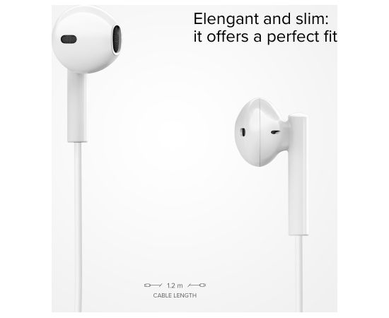 SBS earphones Studio Mix 65c USB-C, white Aудио-видео