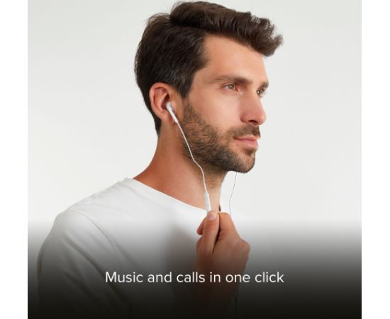 SBS earphones Studio Mix 65c USB-C, white Aудио-видео