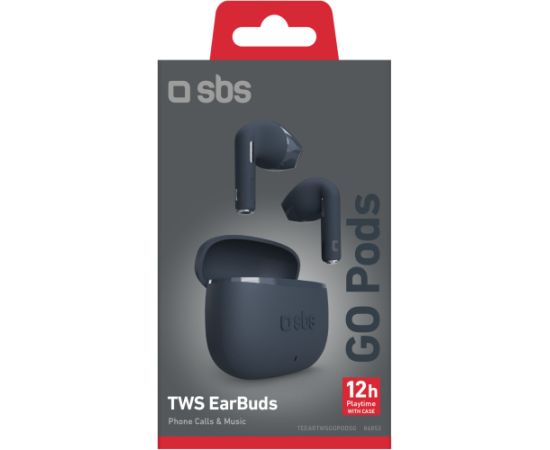 SBS wireless earbuds Go Pods TWS, dark blue Jaunumi - Audio-Video