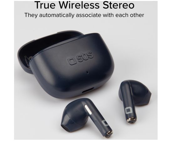 SBS wireless earbuds Go Pods TWS, dark blue Jaunumi - Audio-Video
