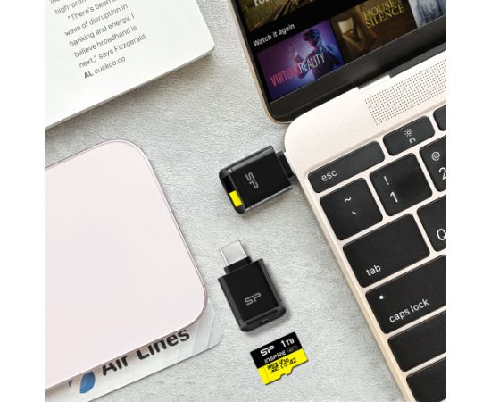 Silicon Power memory card microSDXC 256GB Inspire + card reader Aудио-видео