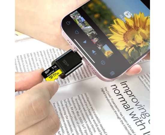 Silicon Power memory card microSDXC 256GB Inspire + card reader Aудио-видео