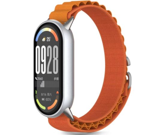 Tech-Protect watch strap Nylon Pro Xiaomi Smart Band 8/9/10, orange Jaunumi - Viedierices