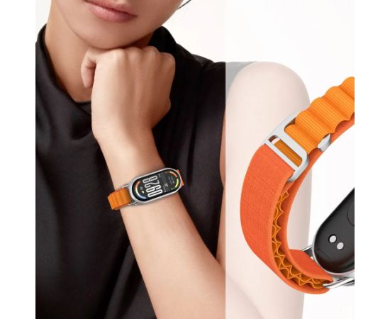 Tech-Protect watch strap Nylon Pro Xiaomi Smart Band 8/9/10, army green Jaunumi - Viedierices