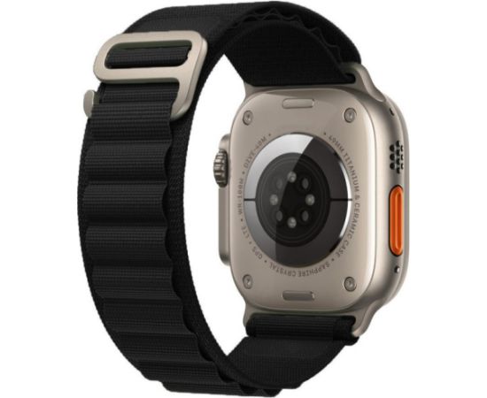 Tech-Protect watch strap Nylon Pro Apple Watch 42/44/45/49mm, black Jaunumi - Viedierices