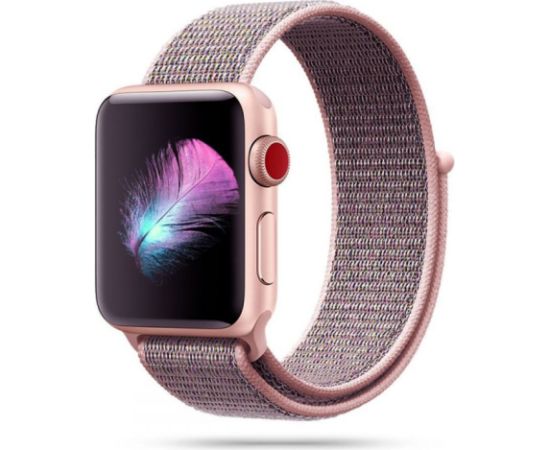Tech-Protect watch strap Nylon Apple Watch 38/40mm, pink sand Jaunumi - Viedierices