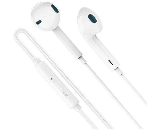 Borofone austiņas BM100 Fuente ar mikrofonu balts Austiņas