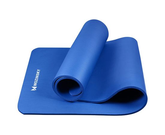 Wozinsky Возинский коврик для упражнений и йоги 181 х 63 х 1 см синий Vingrošanas un jogas rullīs