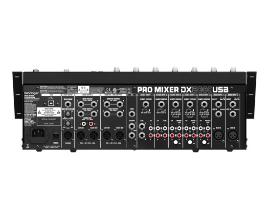 Behringer DX2000USB - professional 7-Channel DJ Mixer with INFINIUM 'Contact-Free' VCA Crossfader and USB/Audio Interface DJ tehnika