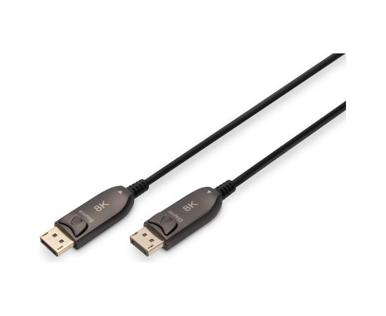 Digitus DisplayPort AOC Hybrid Fiber Optic Cable, UHD 8K, 10 m Adapteri