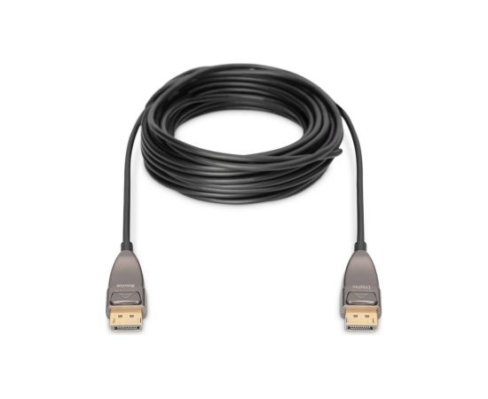 Digitus DisplayPort AOC Hybrid Fiber Optic Cable, UHD 8K, 10 m Adapteri