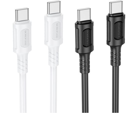 USB кабель Borofone BX111 60W USB-C to USB-C 1.0m белый Дата USB-кабели